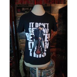 Small Lee Brice It Dont Get No Better Than This 2015 Black Band Tour Tee Tshirt